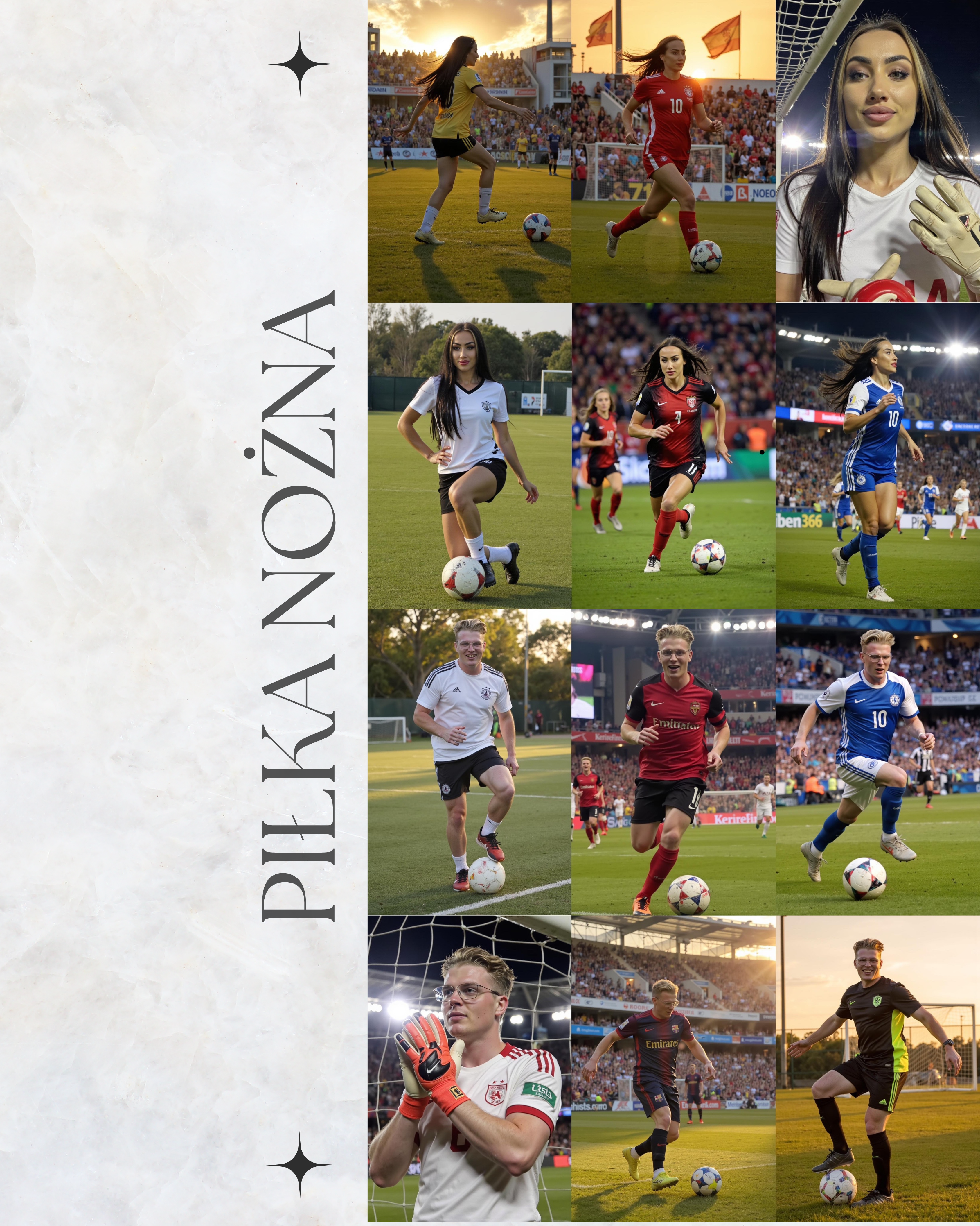 Obraz na płótnie + paczka zdjęć! "PIŁKA NOŻNA"